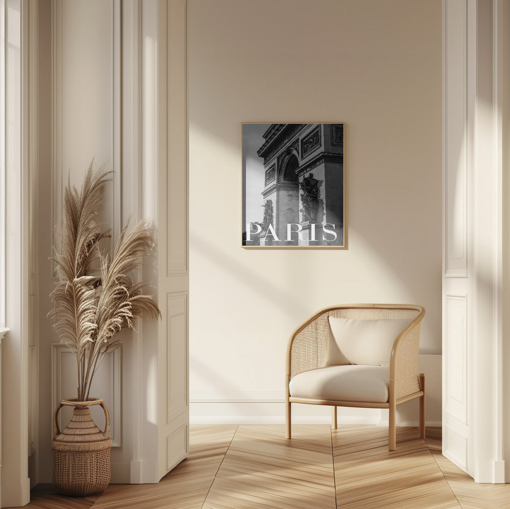 Fine Art Print, Paris Text 6