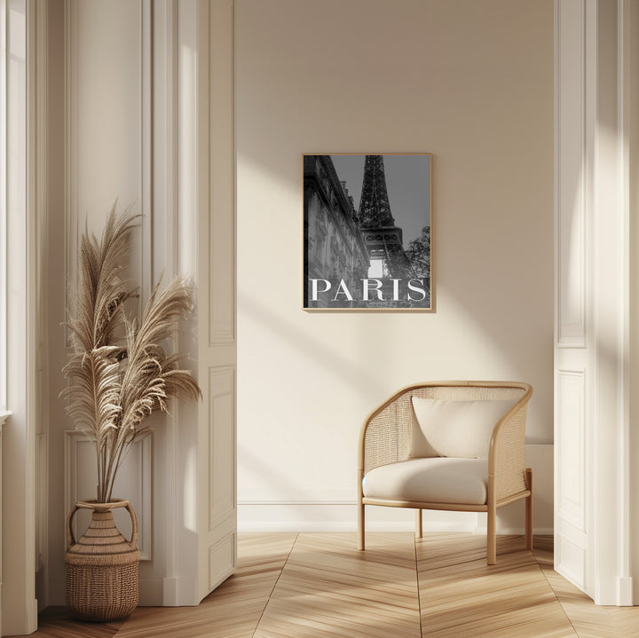 Fine Art Print, Paris Text 1