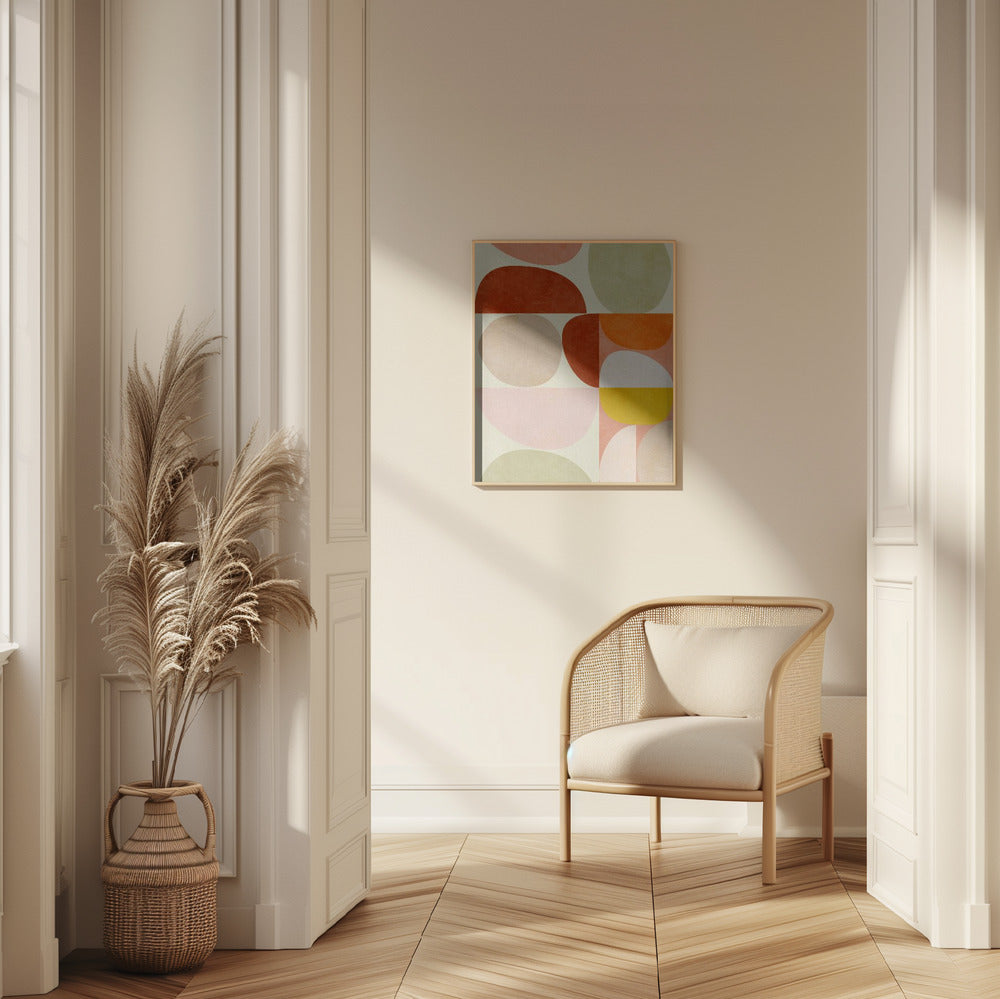 Fine Art Print, Pastel Geometry