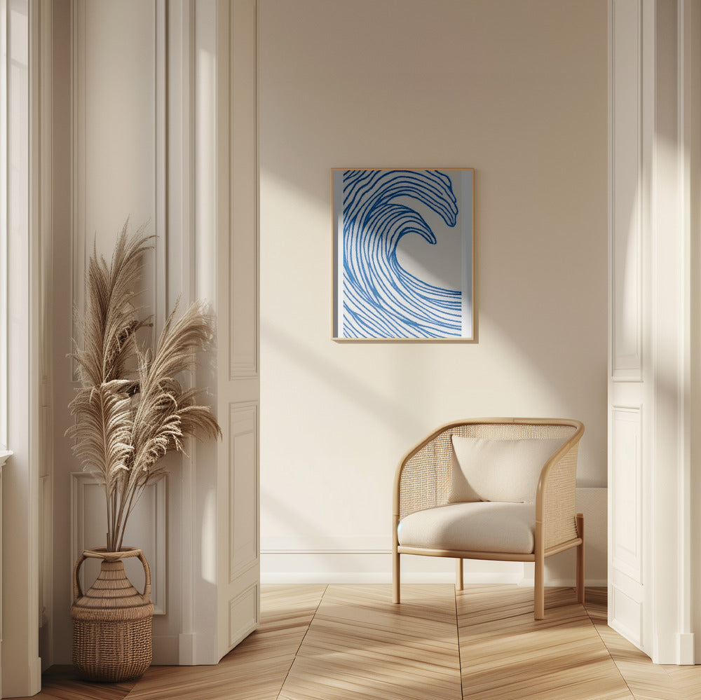 Fine Art Print, Wavy Lines