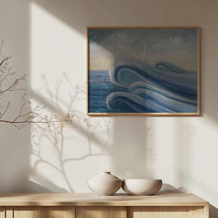 Fine Art Print, Crowning the Waves