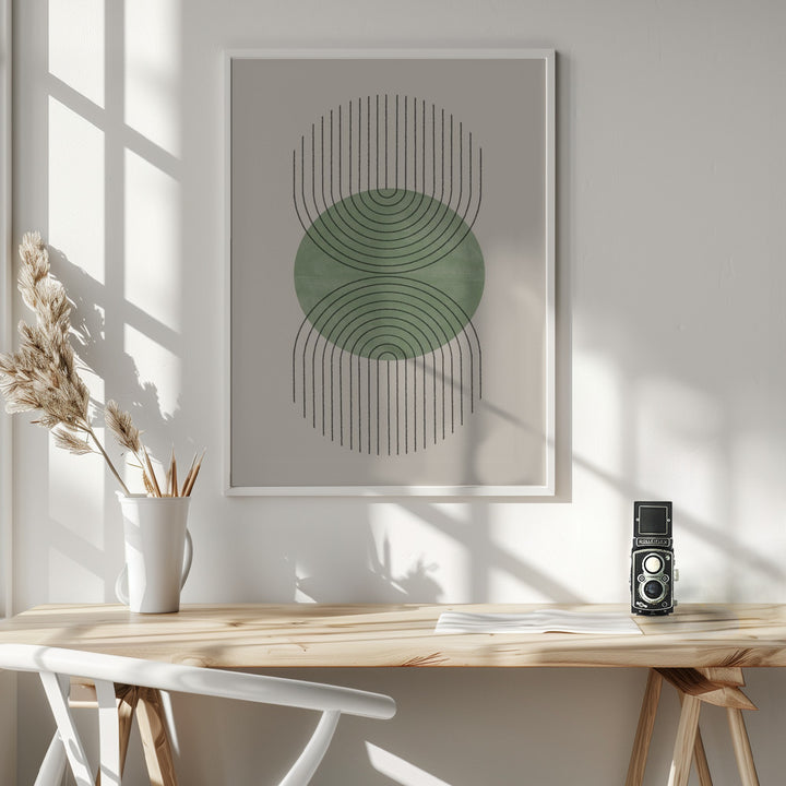 Fine Art Print, Perfect Point Green