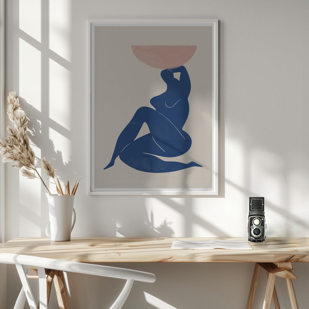 Fine Art Print, Vase and Woman