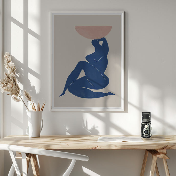 Fine Art Print, Vase and Woman