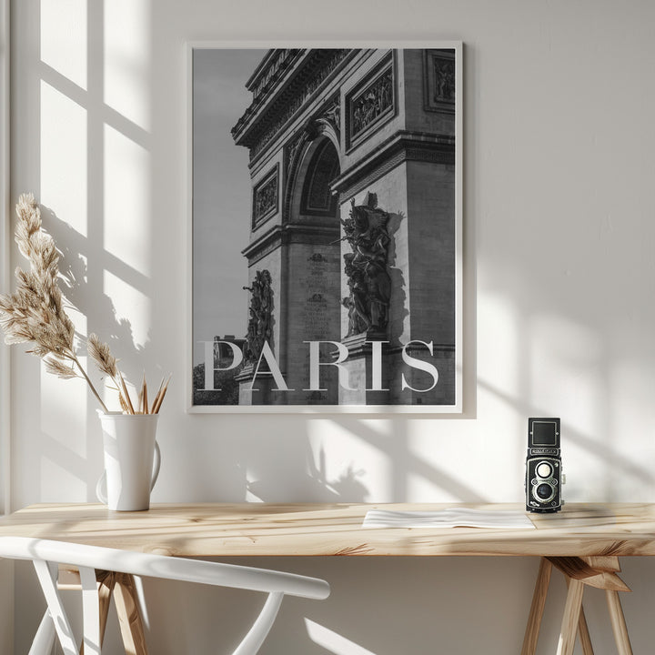 Fine Art Print, Paris Text 6