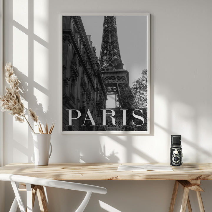 Fine Art Print, Paris Text 1