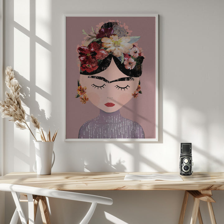 Fine Art Print, Frida (Pastel Version)
