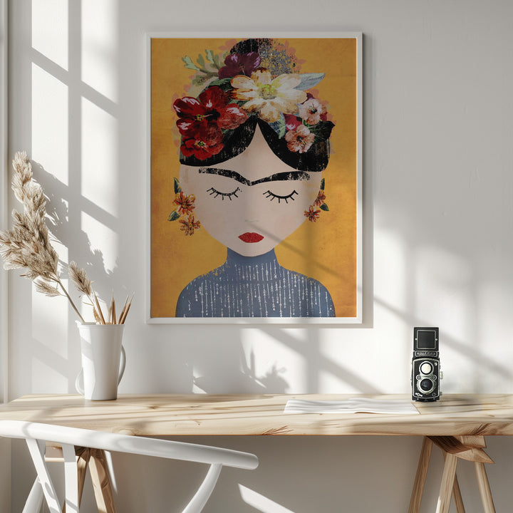 Fine Art Print, Frida (Yellow Version)