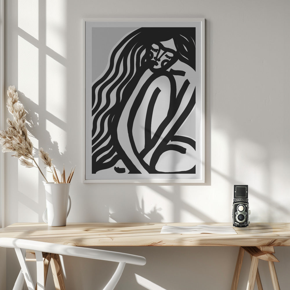 Fine Art Print, The Silence (Black)