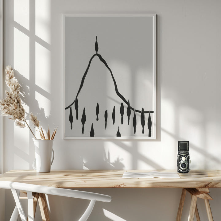 Fine Art Print, Minimal Line Landscape #2