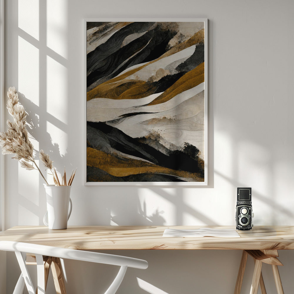 Fine Art Print, Rough Mountains