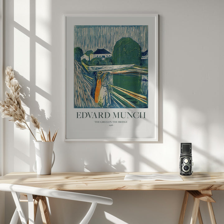 Fine Art Print, The Girls On The Bridge