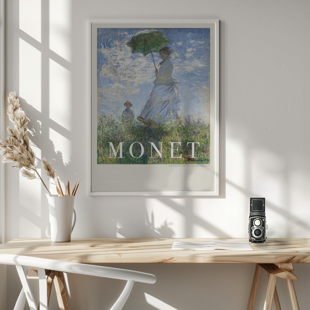 Fine Art Print, Woman With Parasol