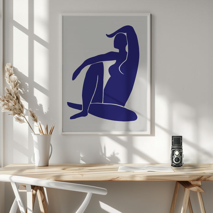 Fine Art Print, Figure Bleu