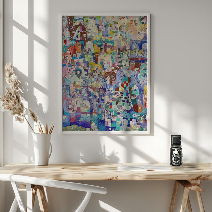 Fine Art Print, Yellow landscape