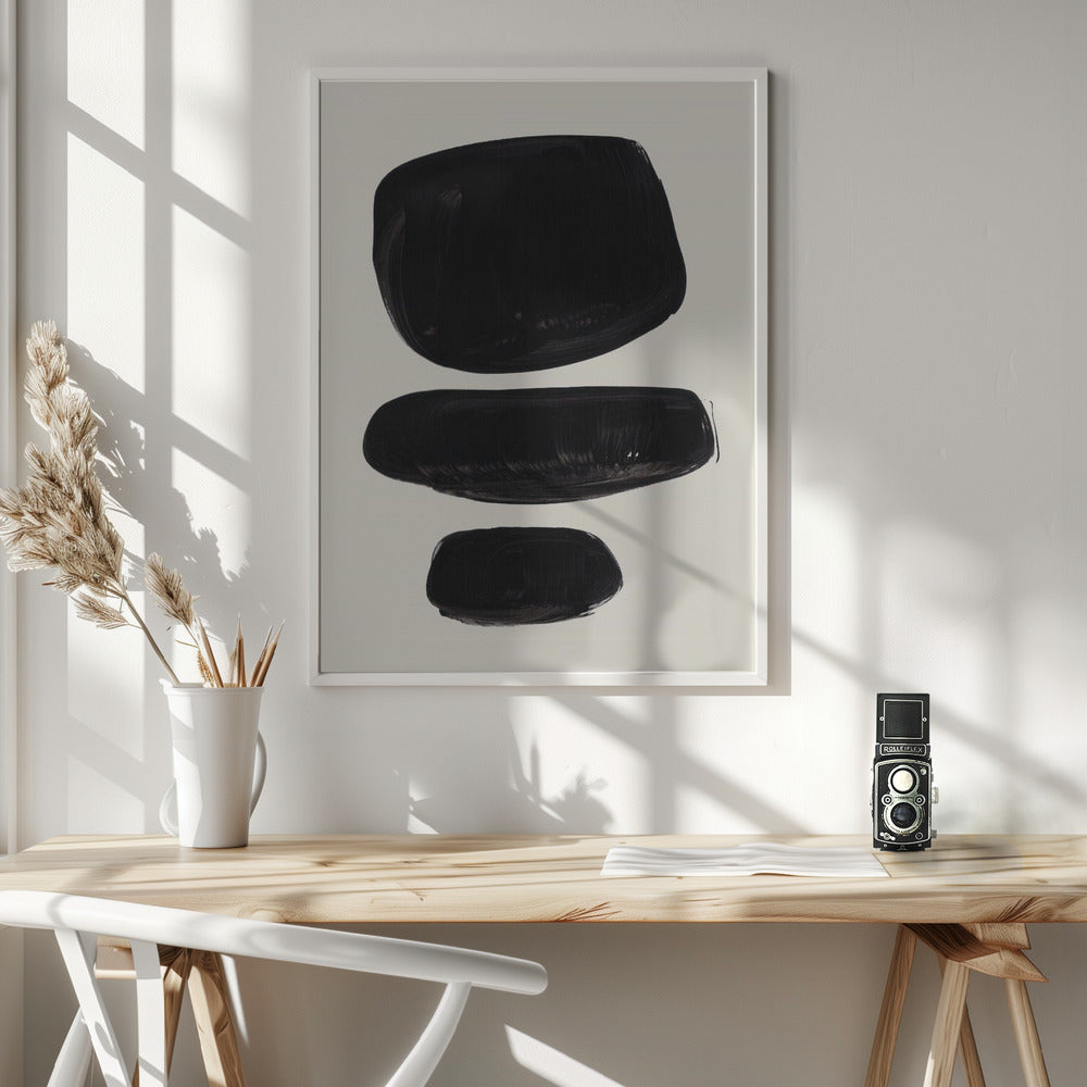 Fine Art Print, Ink Pebble