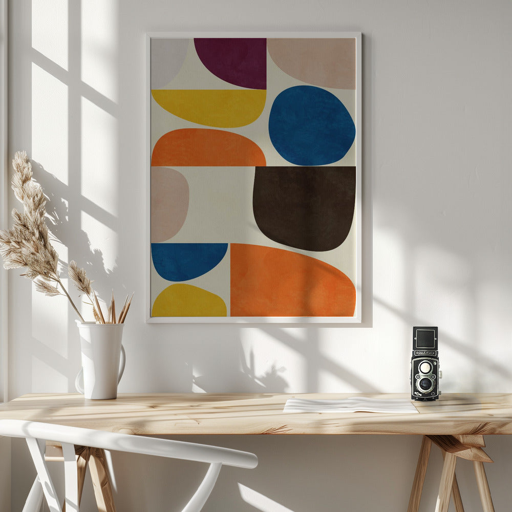 Fine Art Print, Vivid Bauhaus
