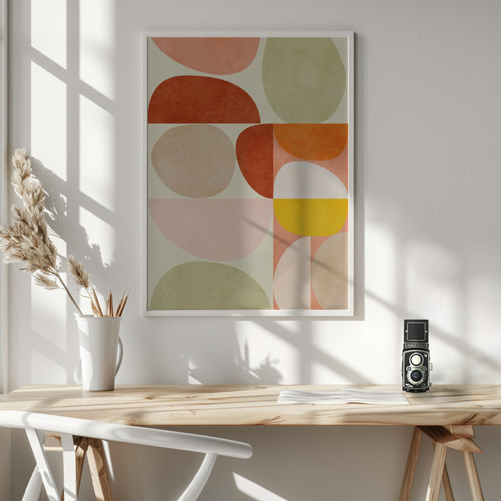Fine Art Print, Pastel Geometry