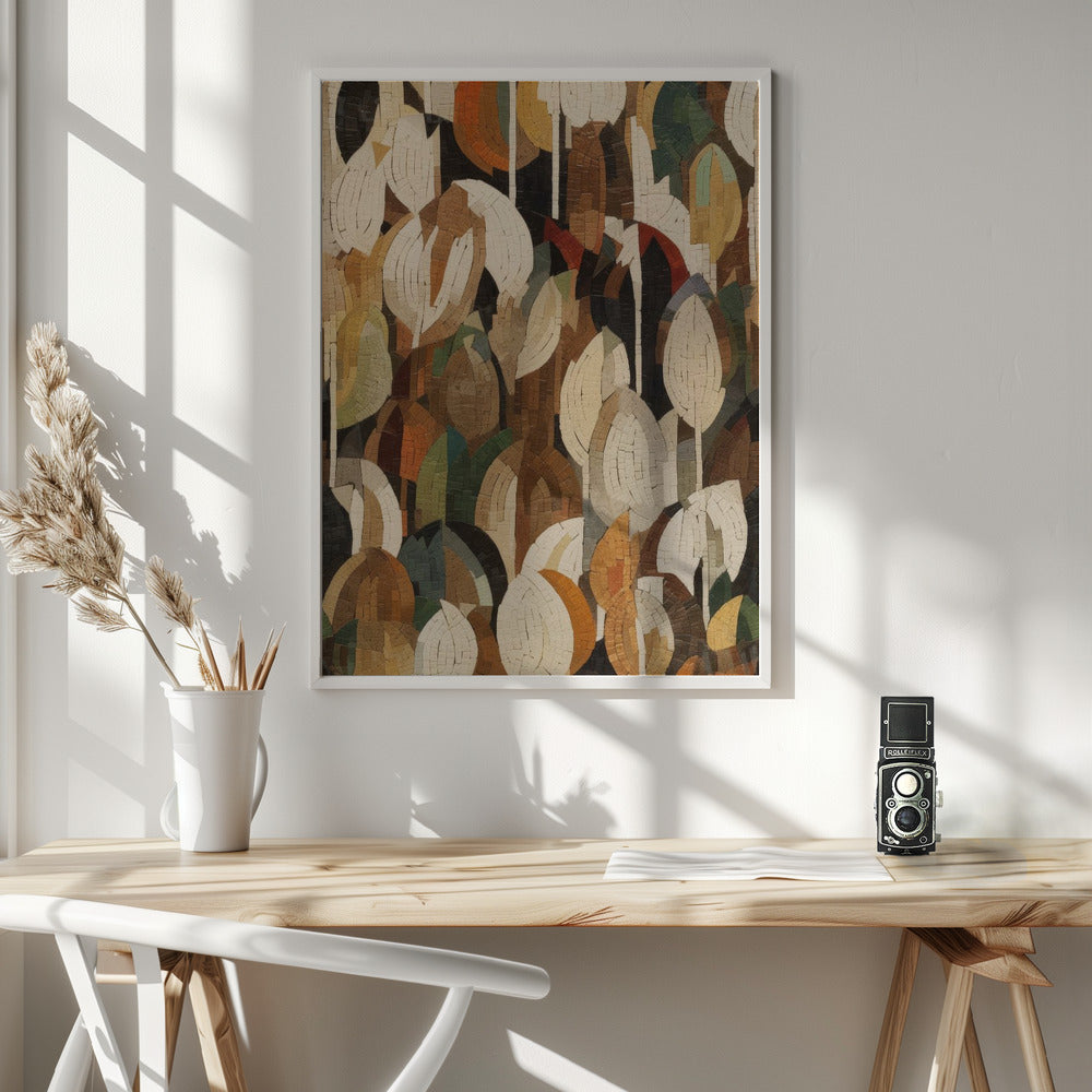 Fine Art Print, Mosaic Leafs