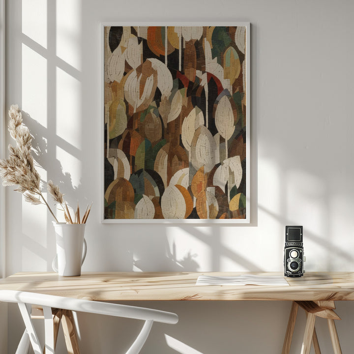 Fine Art Print, Mosaic Leafs