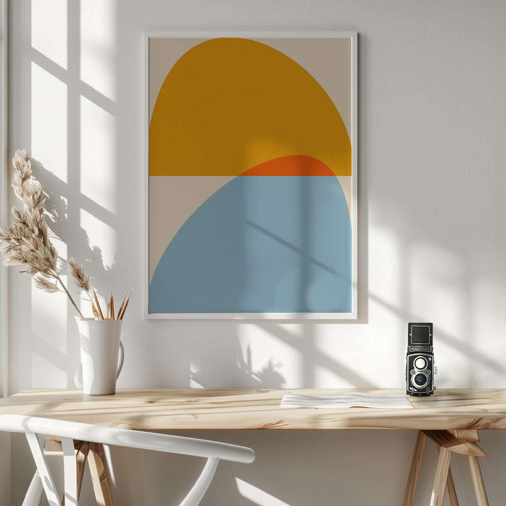 Fine Art Print, Mid Century Pastel 18