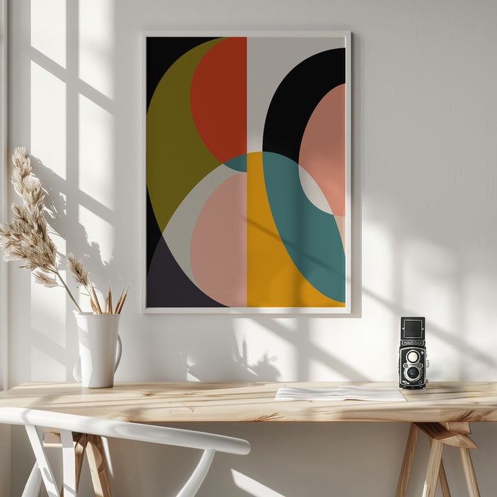 Fine Art Print, Mid Century Pastel 11