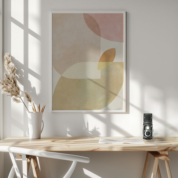 Fine Art Print, Aqua Shapes1 Kopie