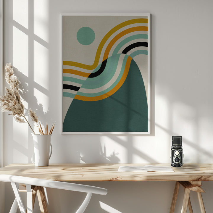 Fine Art Print, Rainbow Plus Shapes2