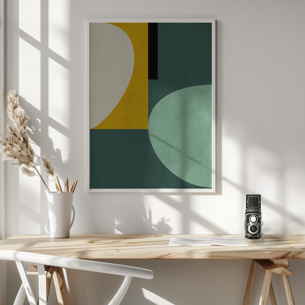 Fine Art Print, Rainbow Plus Shapes1