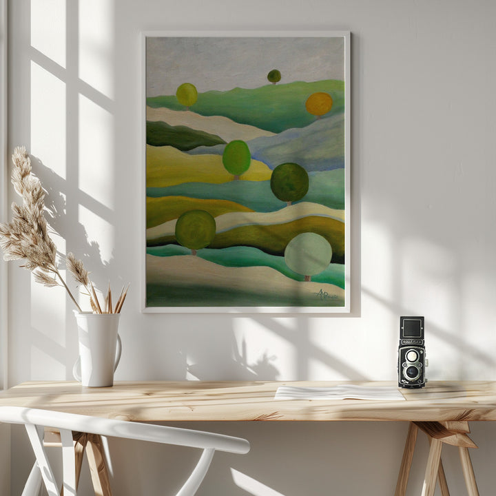 Fine Art Print, Back To the Green Fields