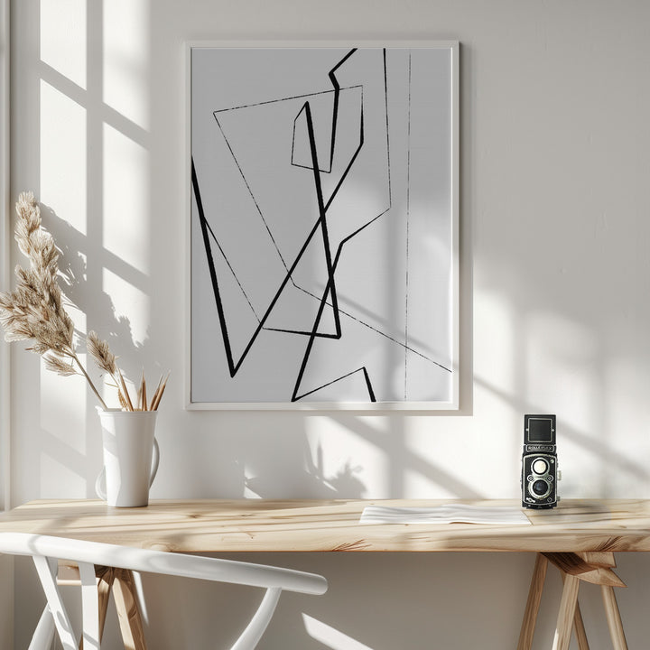 Fine Art Print, Angular Lines No 4