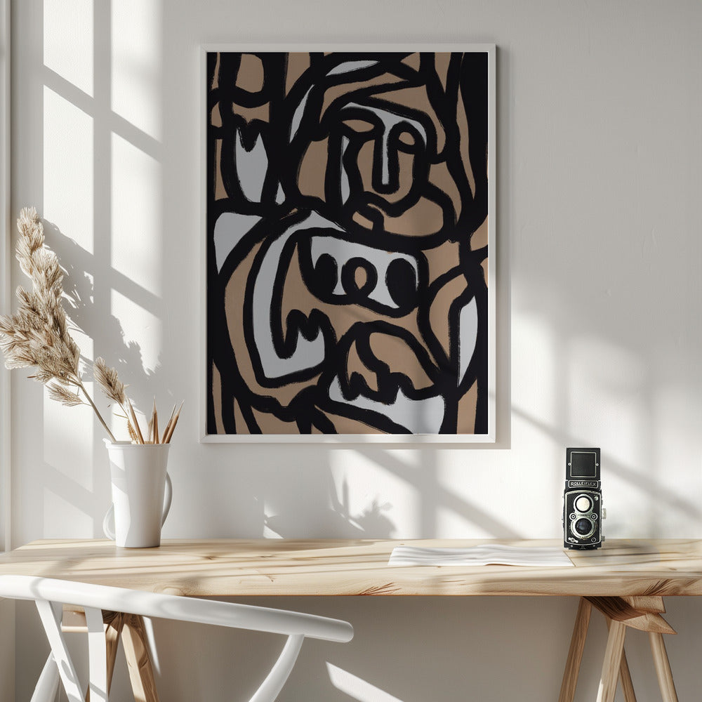 Fine Art Print, Bold line composition 03