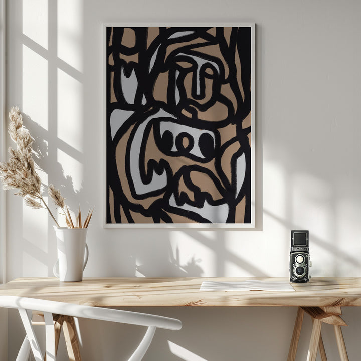 Fine Art Print, Bold line composition 03