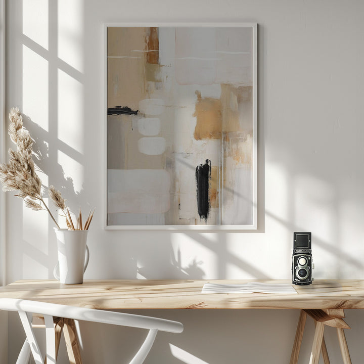 Fine Art Print, Abstract In Beige 2