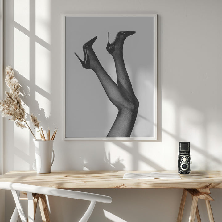 Fine Art Print, Happy Feet B&w