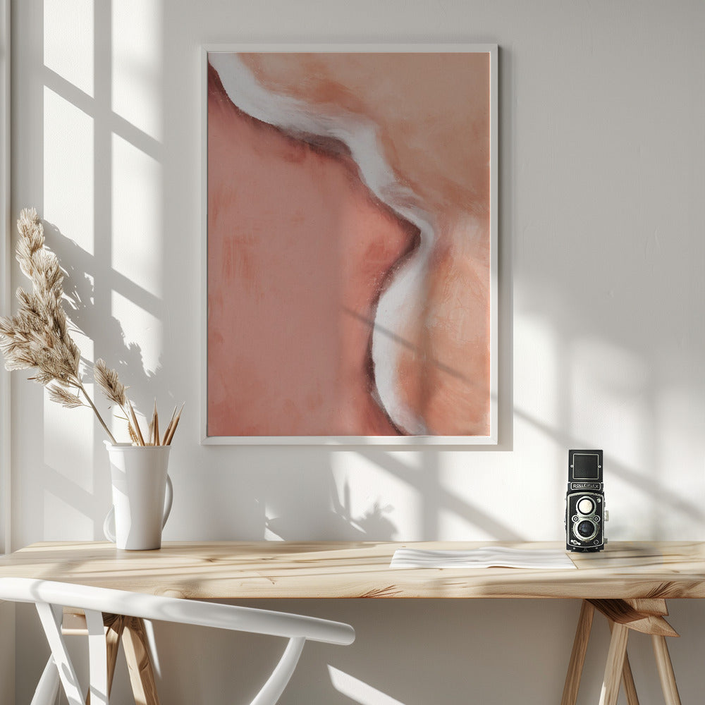 Fine Art Print, Peachy Wave