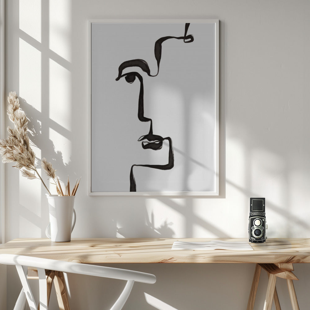 Fine Art Print, Indicatedface