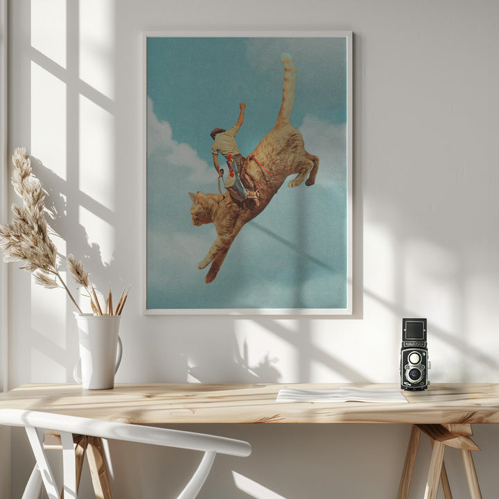 Fine Art Print, Meehaw   Rodio Cat