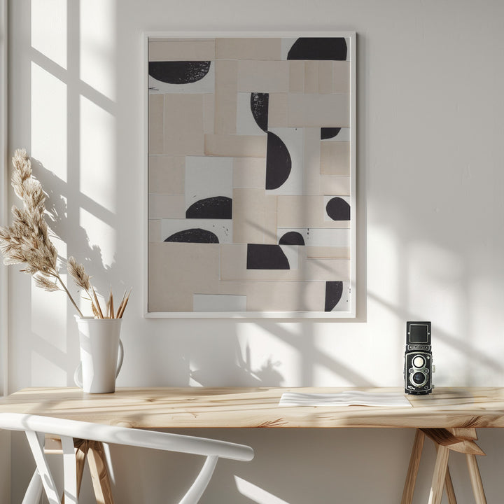 Fine Art Print, Geometric Moonscape