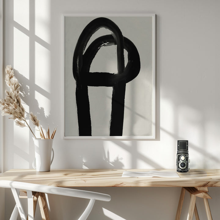 Fine Art Print, Black strokes No2