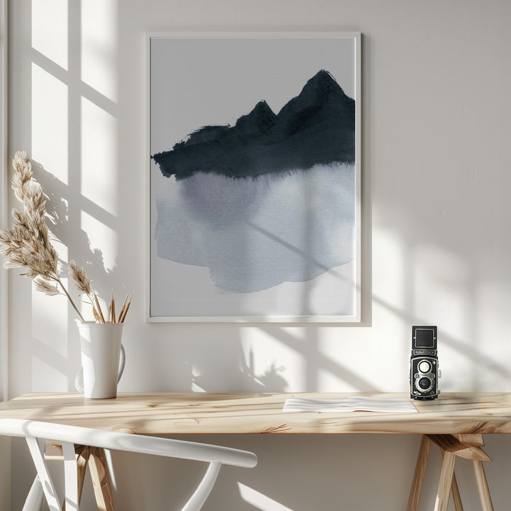Fine Art Print, Mountain Scape Minimal