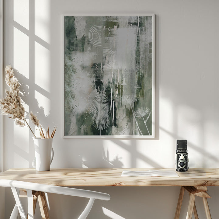 Fine Art Print, Green Chaos-3