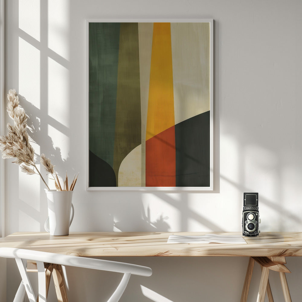 Fine Art Print, Poster Minimalist Geo 5