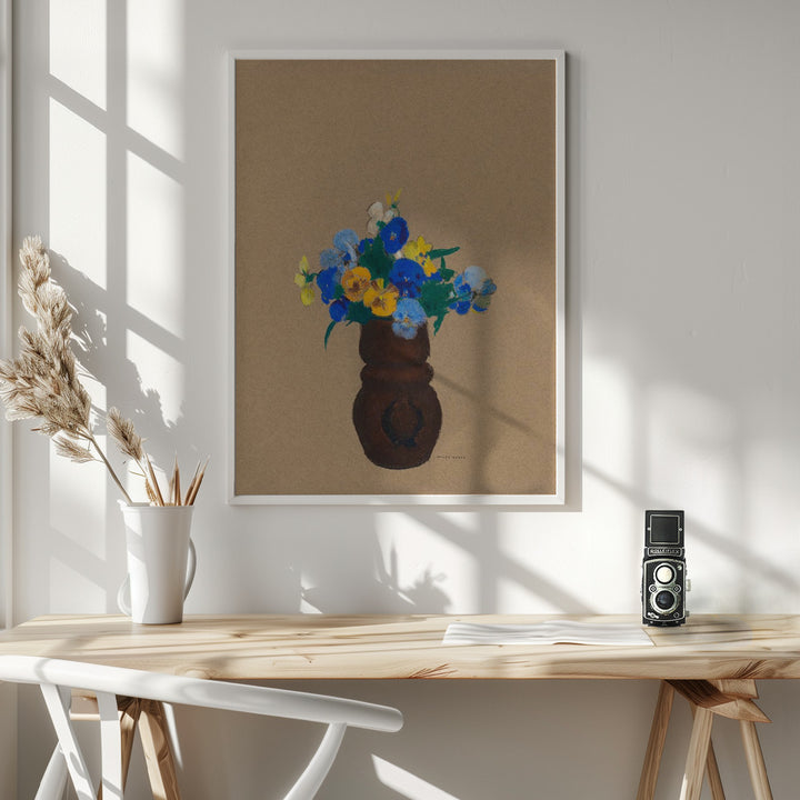 Fine Art Print, Pansies
