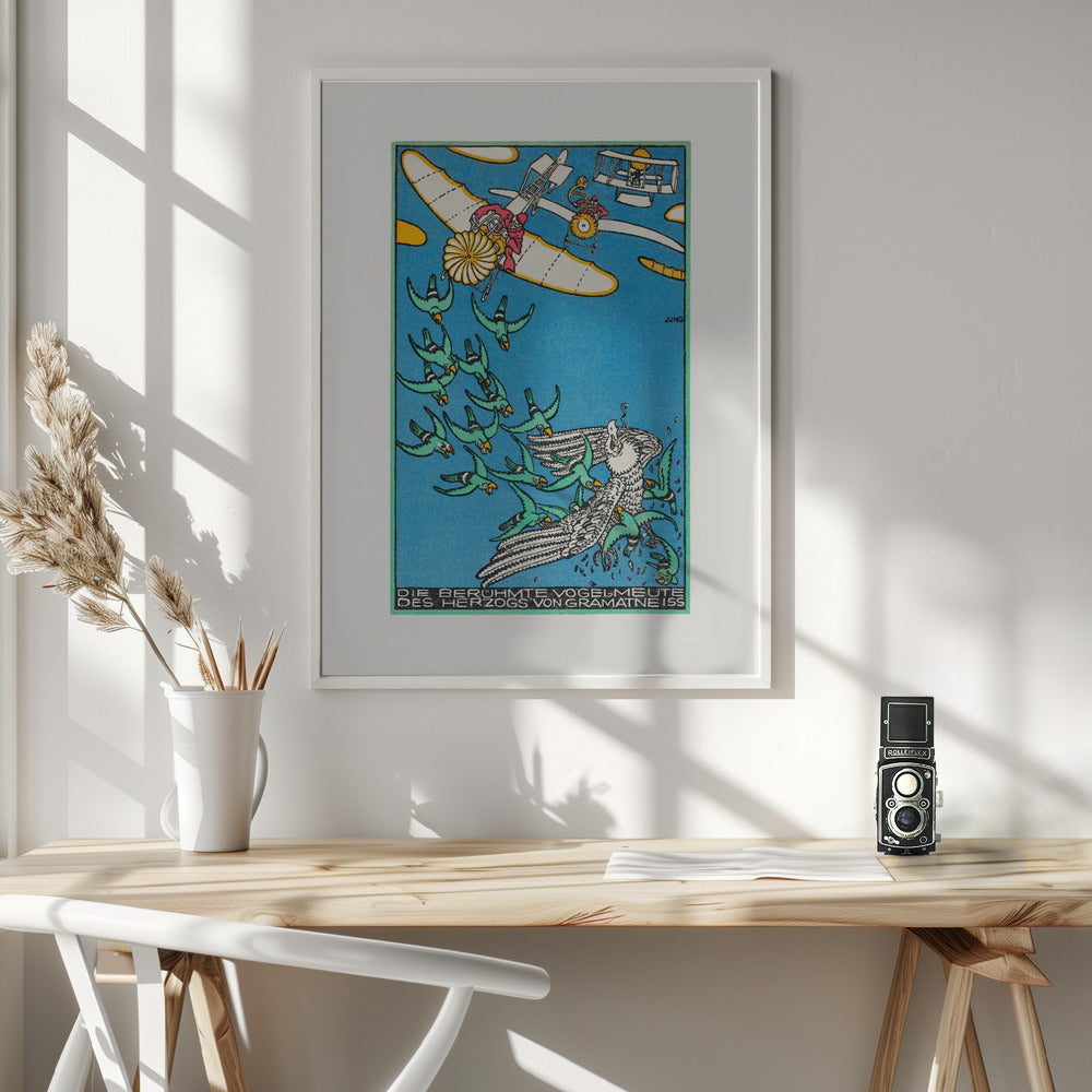 Fine Art Print, The Duke of Gramatneiss's Famous Pack of Birds