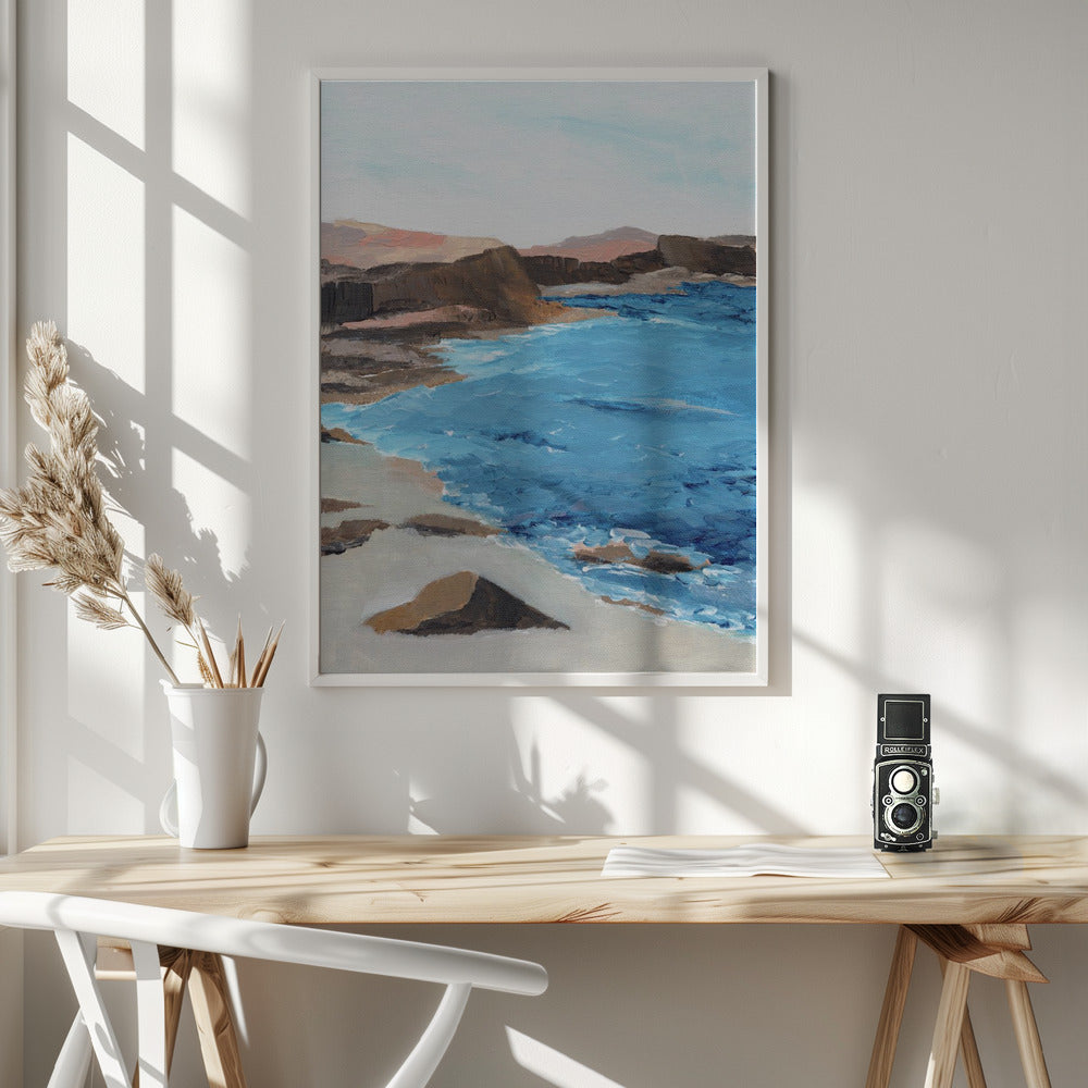 Fine Art Print, Red Mountin Beach