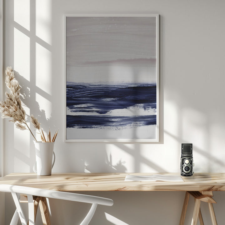 Fine Art Print, Abstract Blue Sea