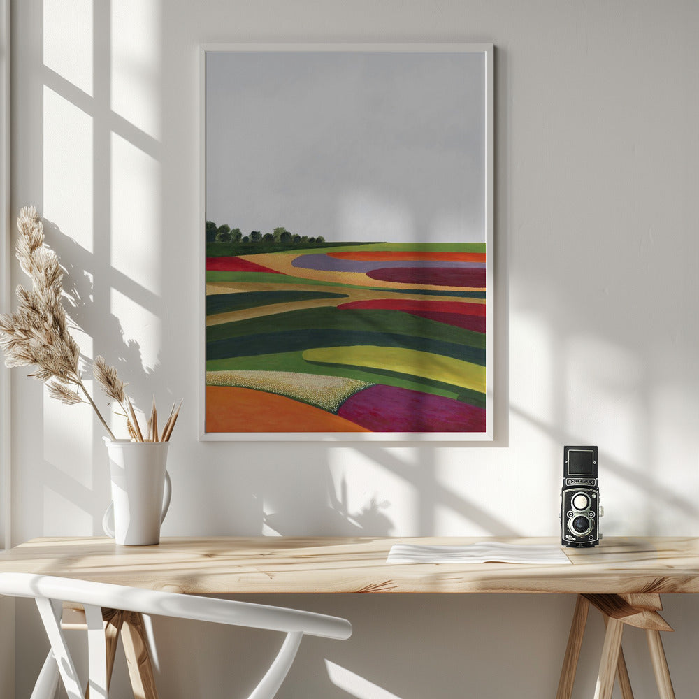 Fine Art Print, Colors in the meadow