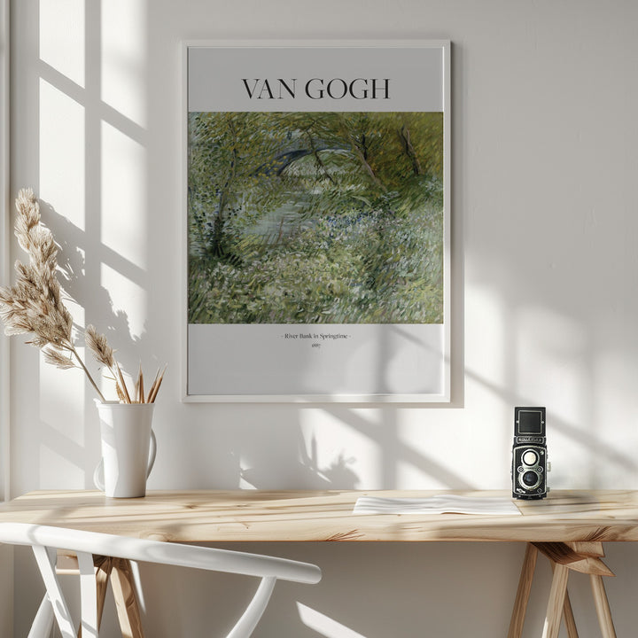 Fine Art Print, River Bank In Springtime (1887)