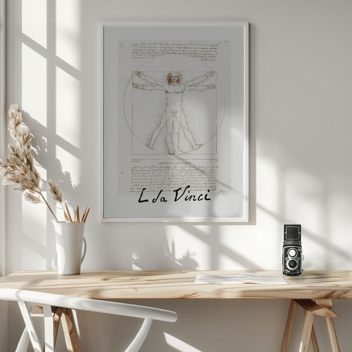 Fine Art Print, Vitruvian Man Signature